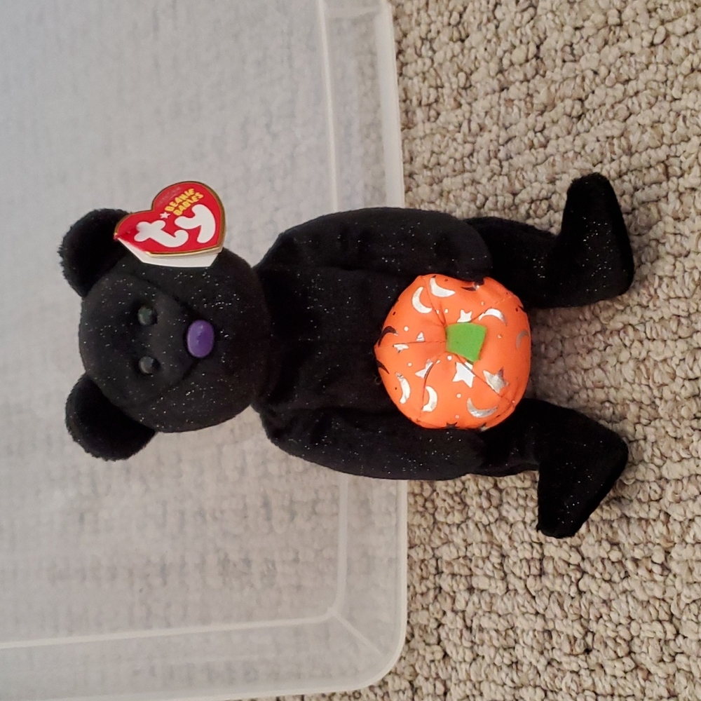 TY Beanie Baby - HAUNTING the Halloween Bear (8.5 Inch)